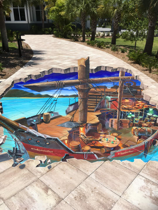 Gartenanlage Hotel Hilton Garden Inn Key West