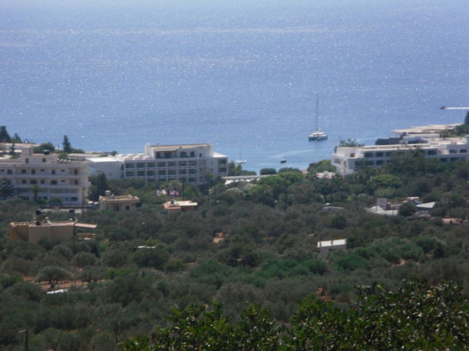 Blick über Elounda Elounda Residence Resort & Waterpark