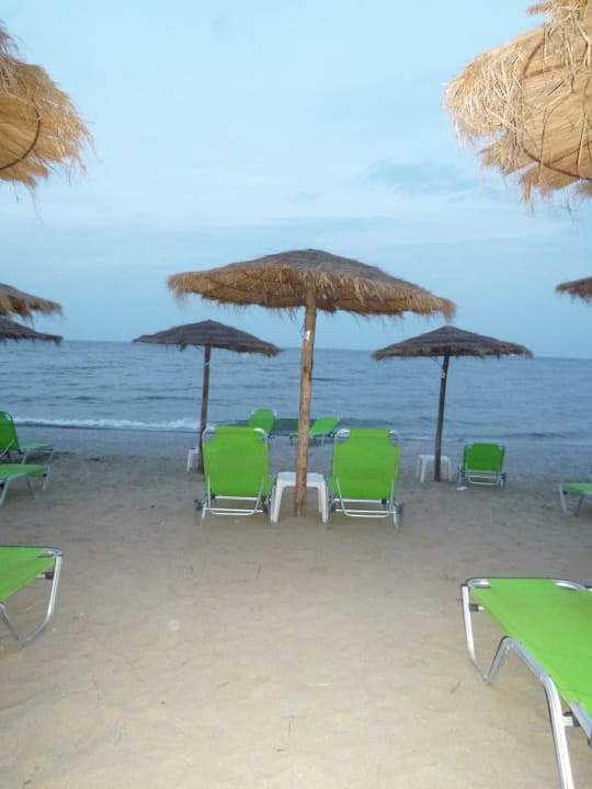 Strand am Abend alltoura Club Hotel Poseidon Palace