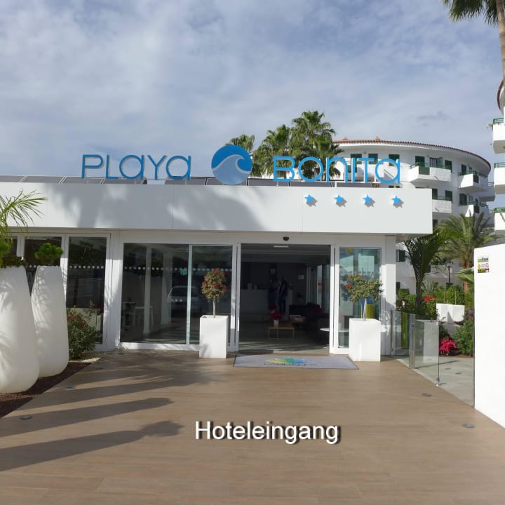 Eingangsbereich Servatur Playa Bonita
