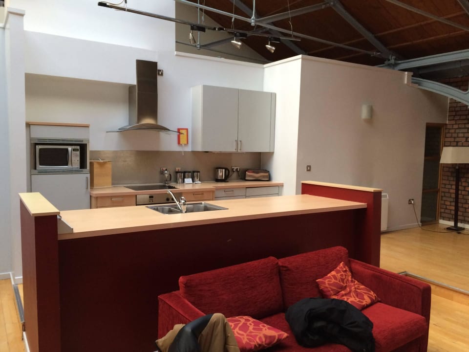 Küche The Place Apartment Hotel