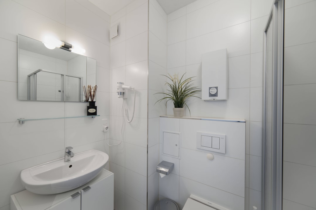 Badezimmer  Ferienwohnung Fehmarn Sundblick