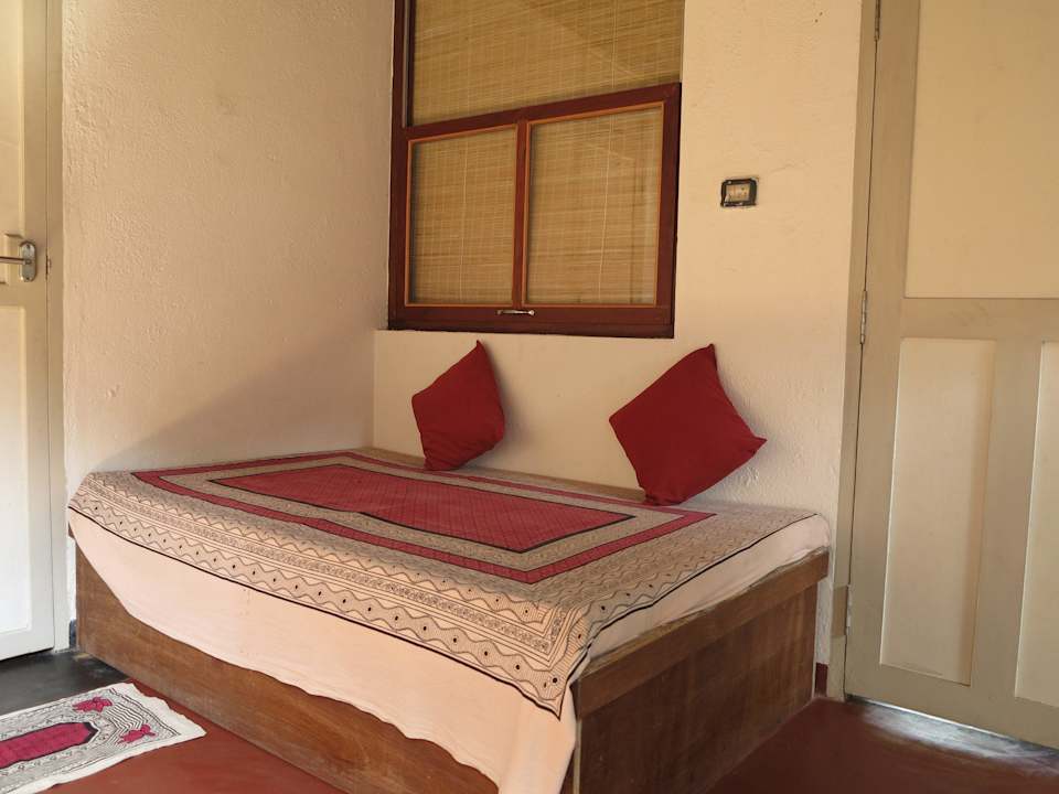 Bad mit Sitzgelegenheit Les 3 Elephants Backwaters Eco Resort