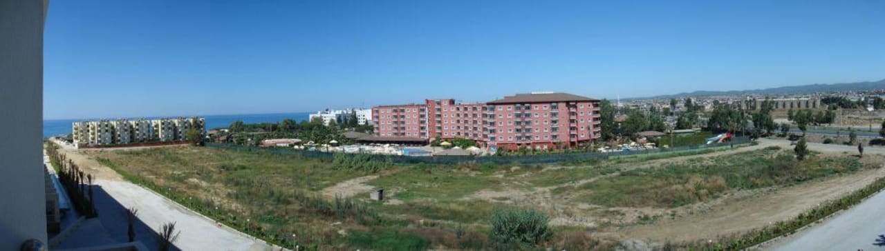 Panorama vom Balkon Hotel Hedef Resort
