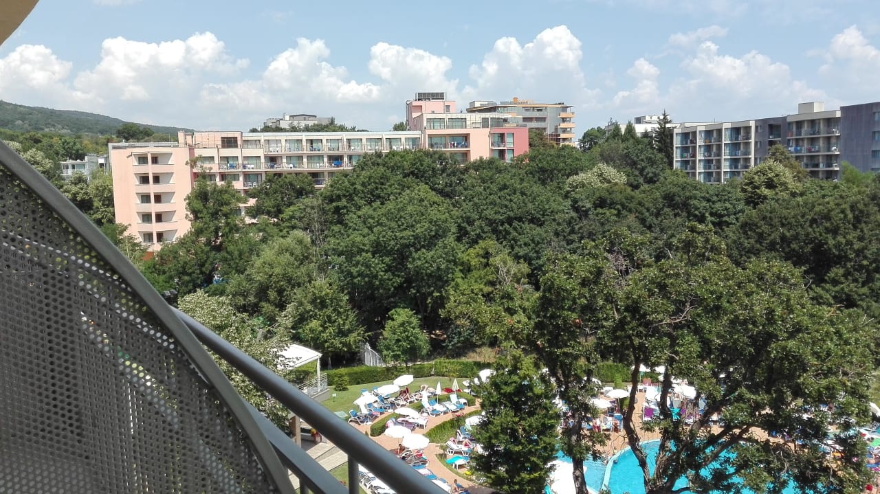 Aussicht Balkon 4. Stock Hotel Kristal