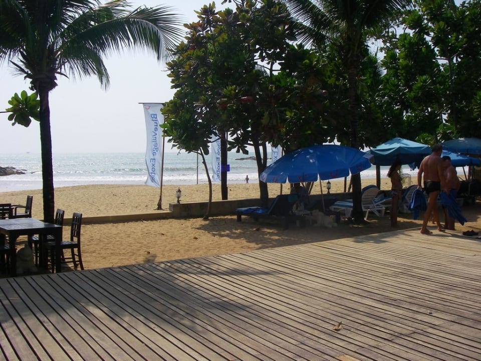 Blick auf den Strand  Seaview Khao Lak Resort