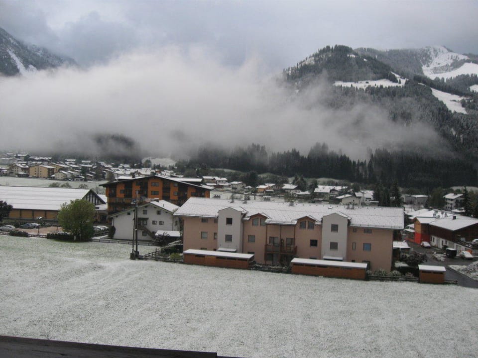 Ausblick vom Balkon Pension Salvenmoser