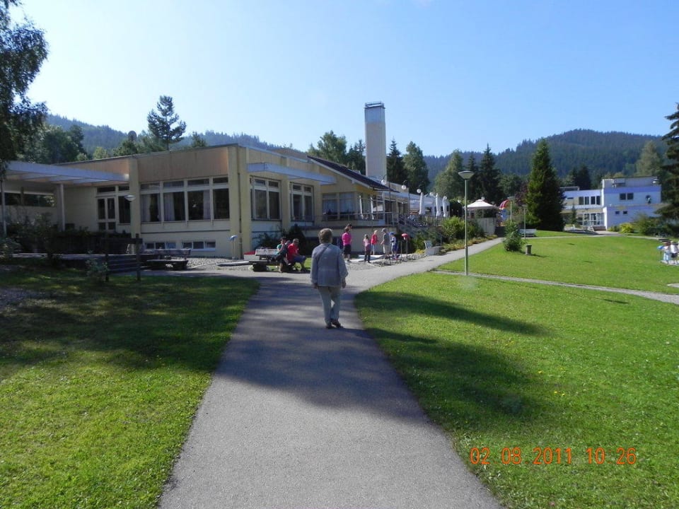 Weg zum Restaurant Ferienclub Maierhöfen