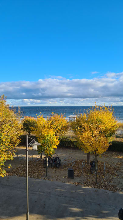 Ausblick SEETELHOTEL Kaiserstrand Beachhotel