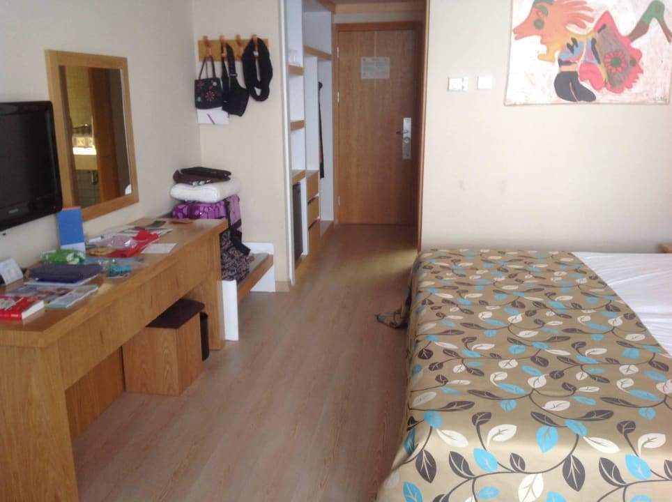 Blick ins Zimmer von der Balkontür Hotel Defne Star