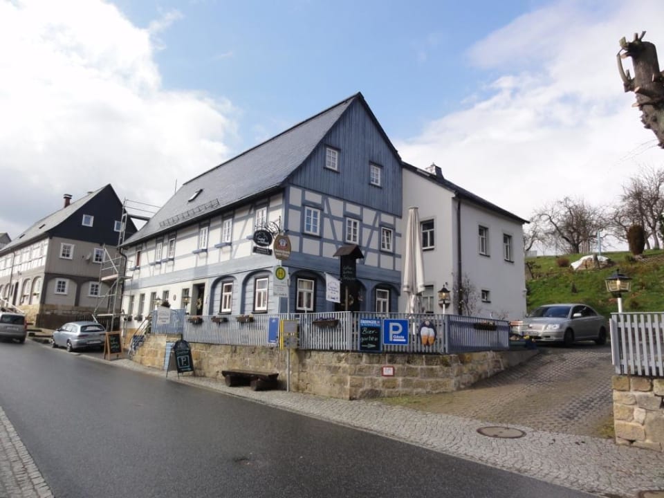 Ansicht von der Straße Gasthof zur Hoffnung