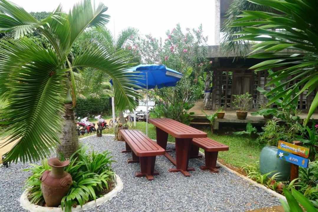 Patio outside Reception Hotel Good Time Resort