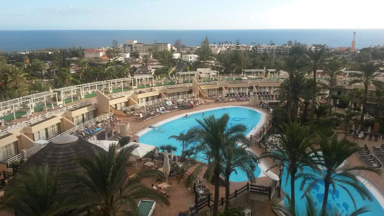 From balcony Gloria Palace San Agustin Thalasso & Hotel