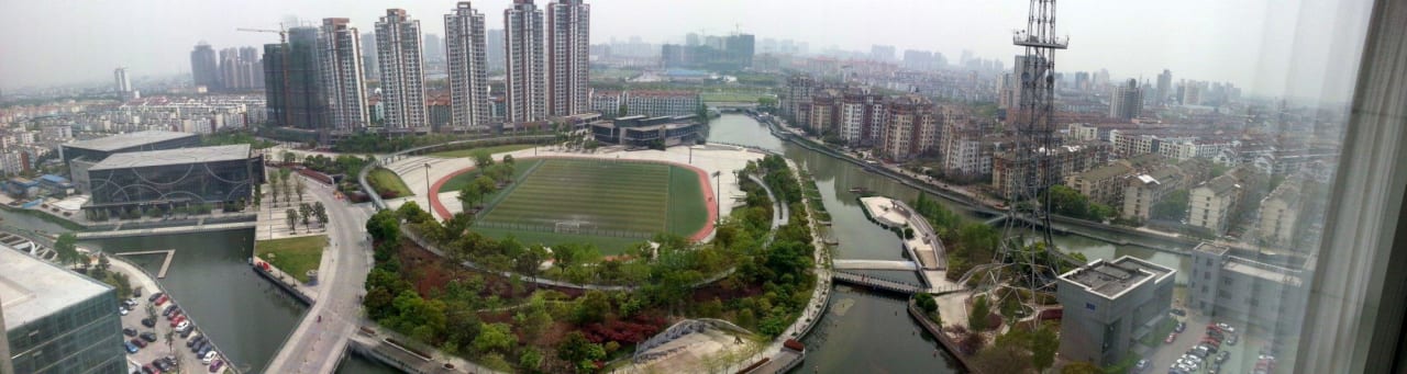 Ausblick Zimmer 1823 Hotel Swissotel Kunshan