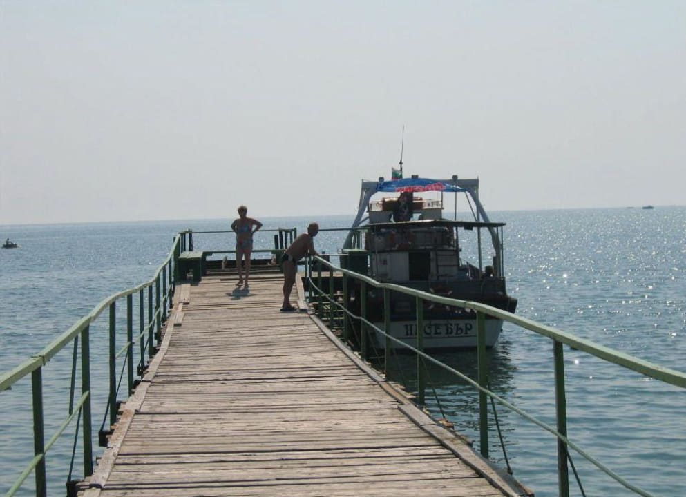 Steg direkt am Hotel Burgas Beach Hotel