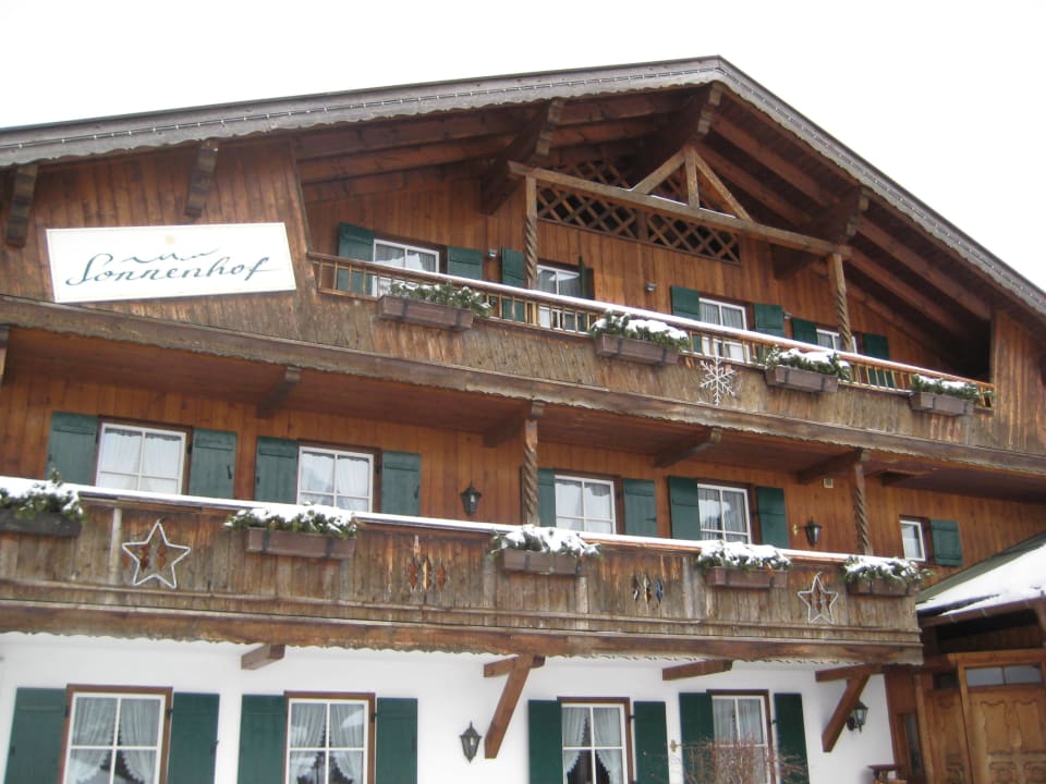 Frontansicht im Eingangsbereich Hotel Sonnenhof