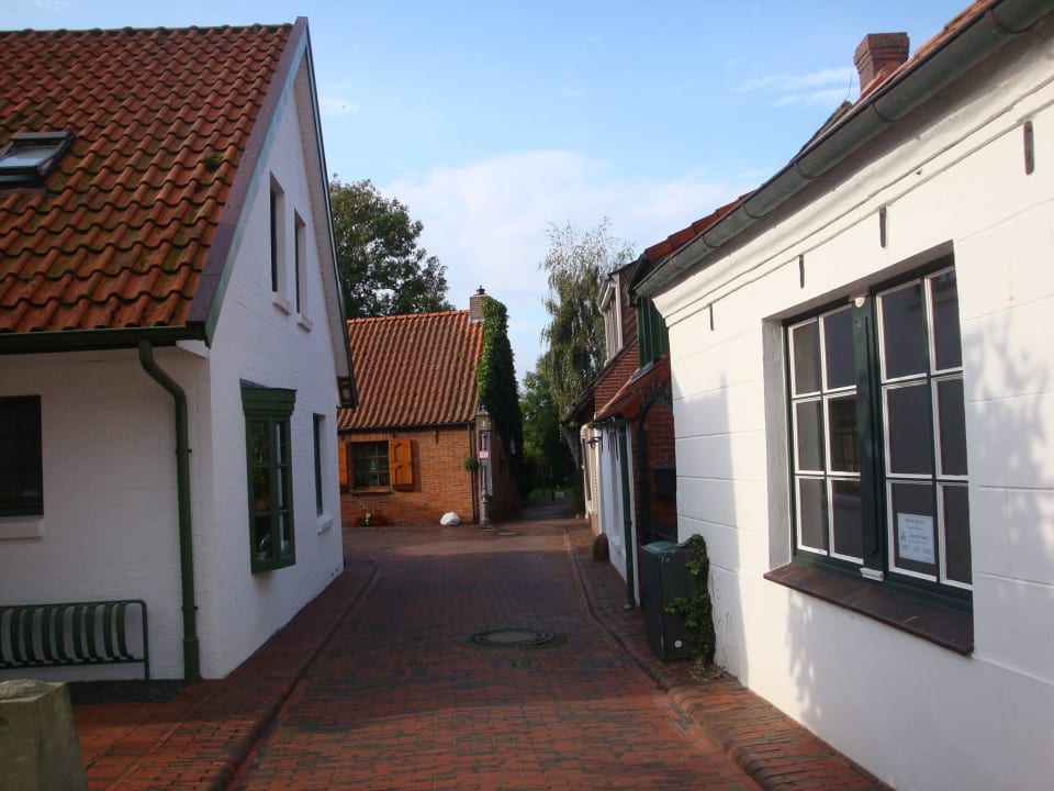 Weg zu dem nur einen Steinwurf entfernten Hafen Hotel Witthus