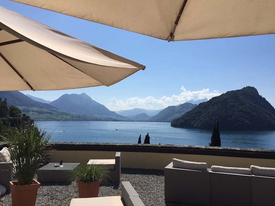 Nachmittagsblick von der Lounge See- und Seminarhotel FloraAlpina