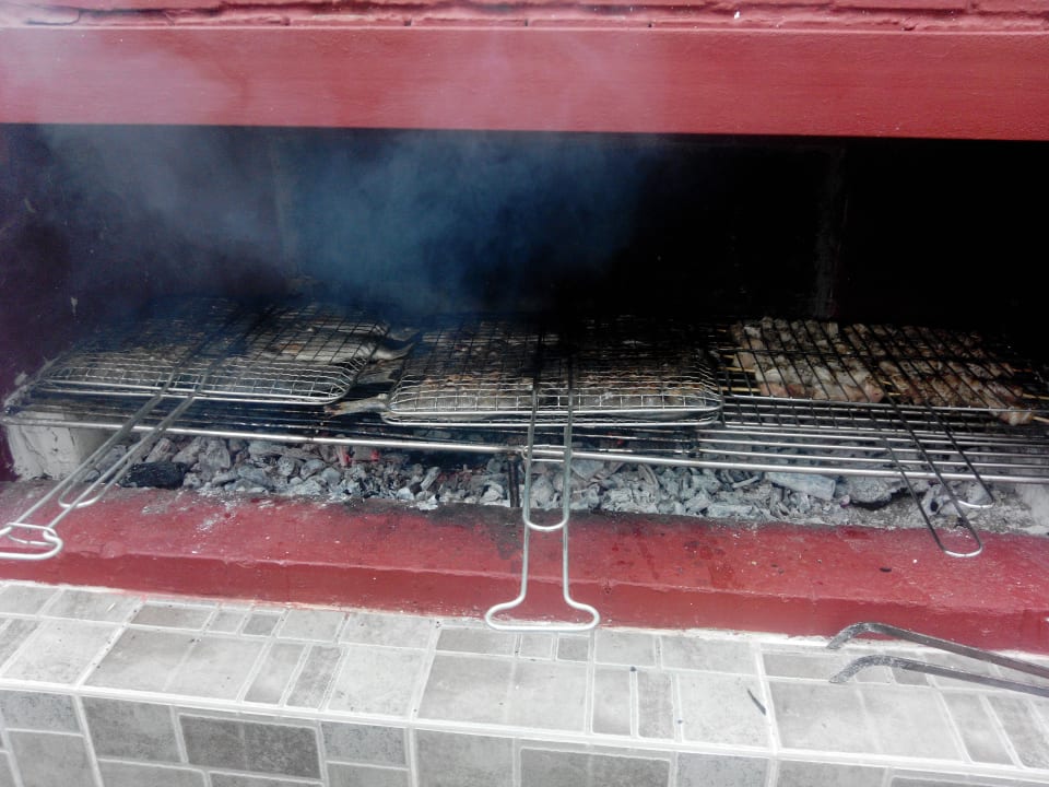 Der Grill in Aktion Haus des Meerblicks