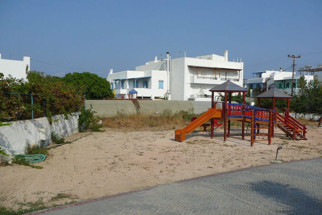 Der Kinderspielplatz des Hotels Naxos Resort Beach Hotel