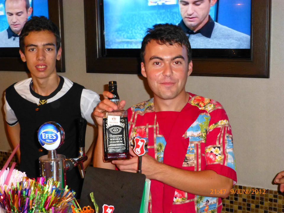 The best... Osman and his staff... Hotel Delphin Imperial