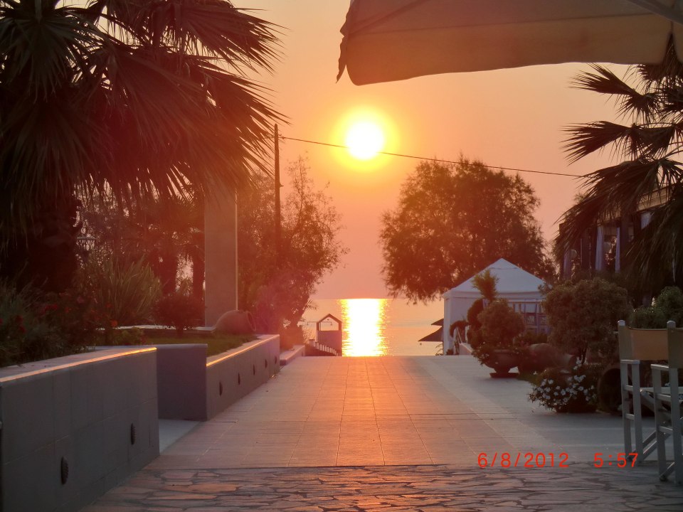 Sonnenaufgang alltoura Club Hotel Poseidon Palace