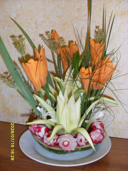 Deko im Restaurant Hotel Hrizantema