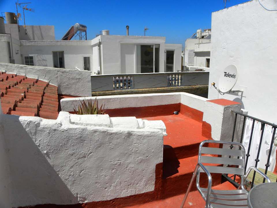 Dakterras kamer 8 Pension Correos