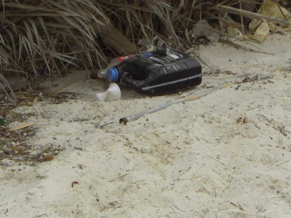 Der schöne Sandstrand Hotel Rosa Beach