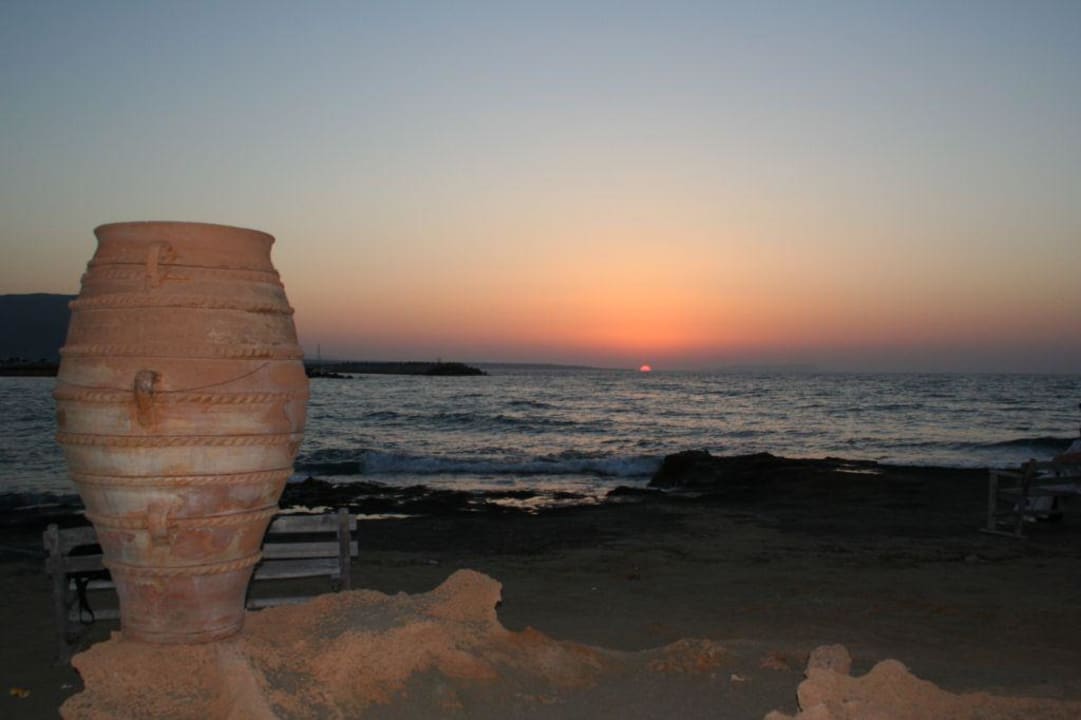 Sonnenuntergang Phãea Cretan Malia
