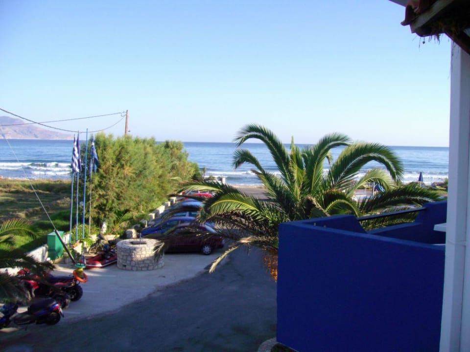 Blick vom Balkon Casa Di Notos Beach Hotel