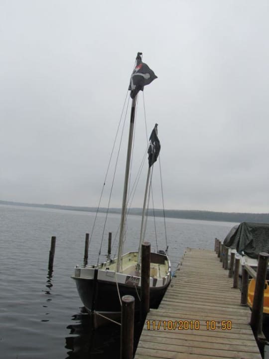 Piratenkutter für Ausflüge Familotel Borchard's Rookhus am See