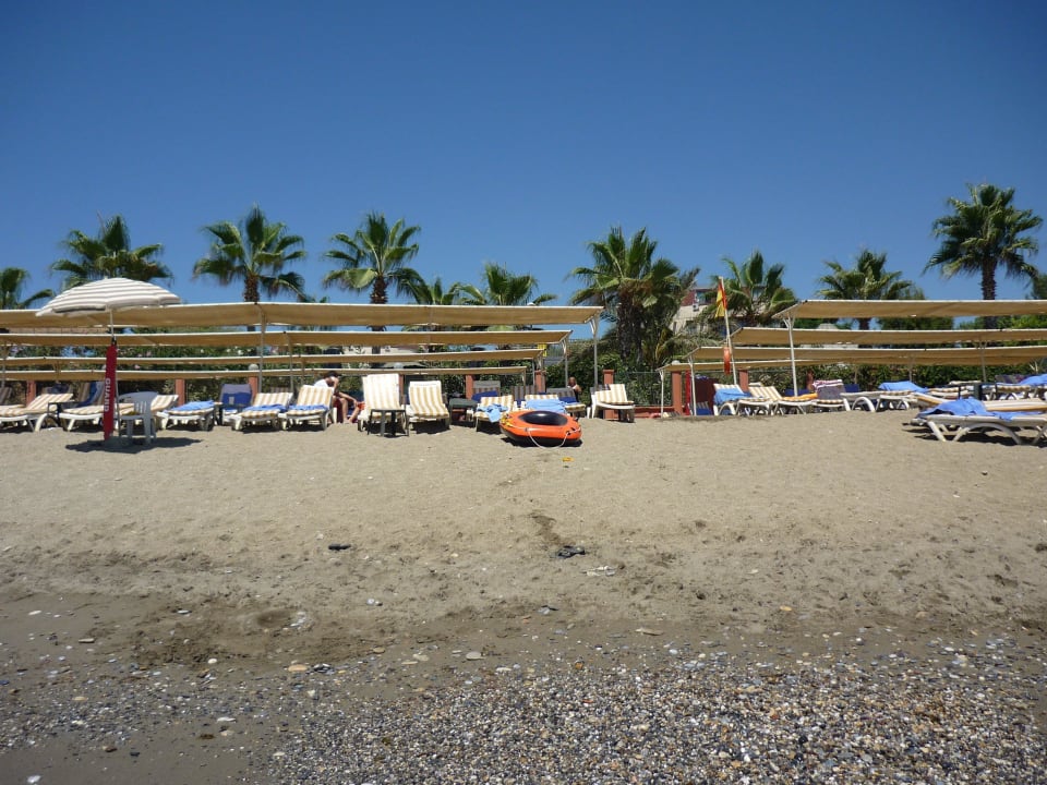 Der strand des Hotels Palmeras Beach Hotel