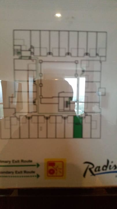 Floor plan Radisson Blu Hotel Sandton
