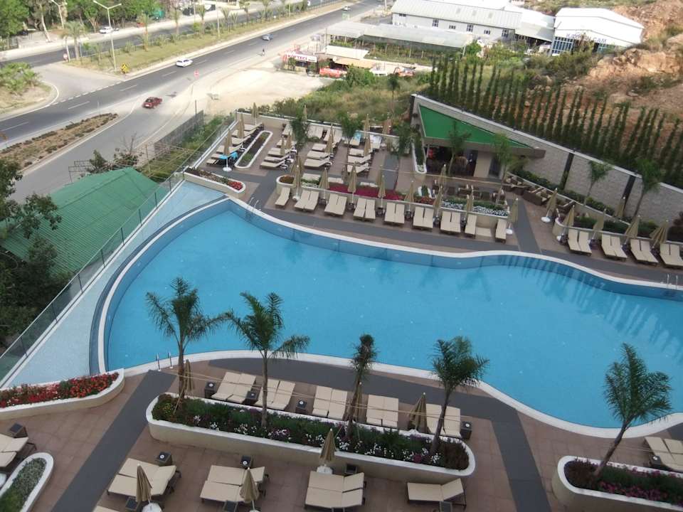 Ein Teil des Blicks vom Balkon Michell Hotel & Spa