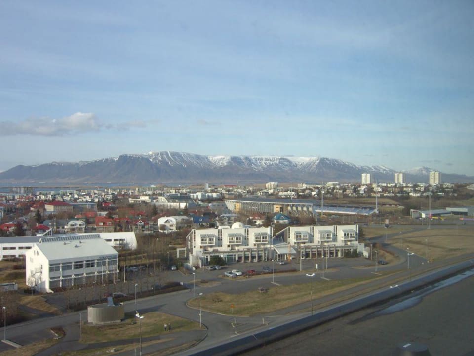 Blick vom Hotel Hilton Reykjavik Nordica
