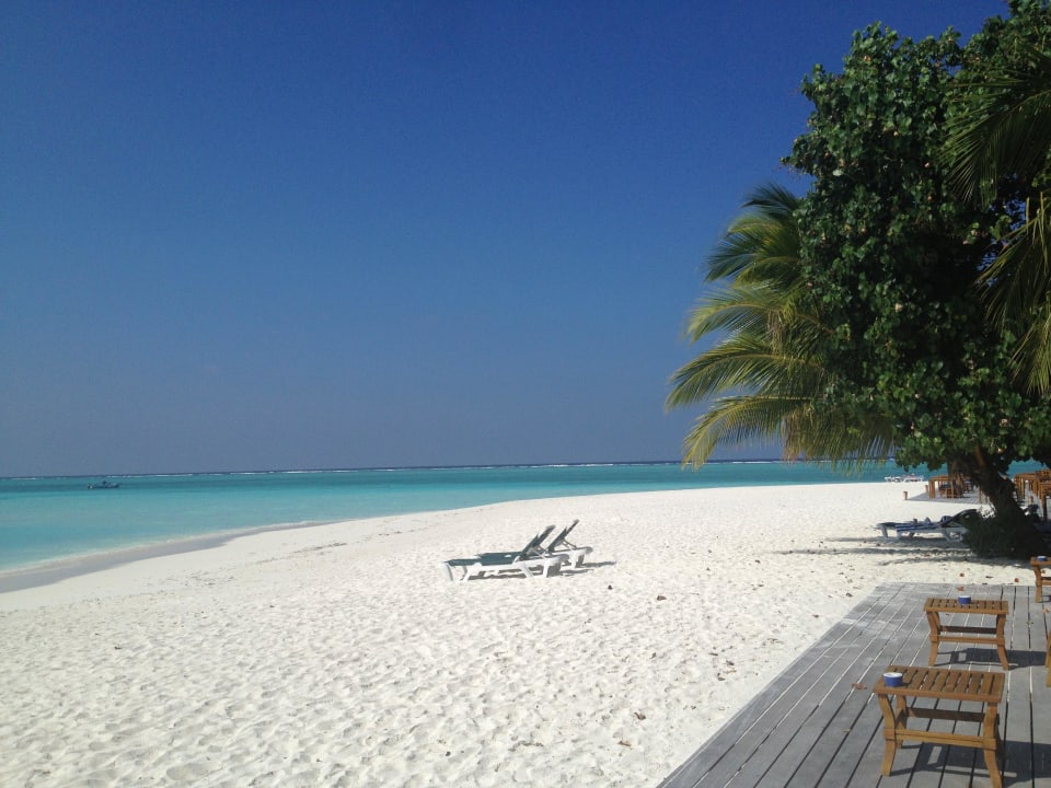 Strand Süd-Ost-Seite Meeru Maldives Resort Island
