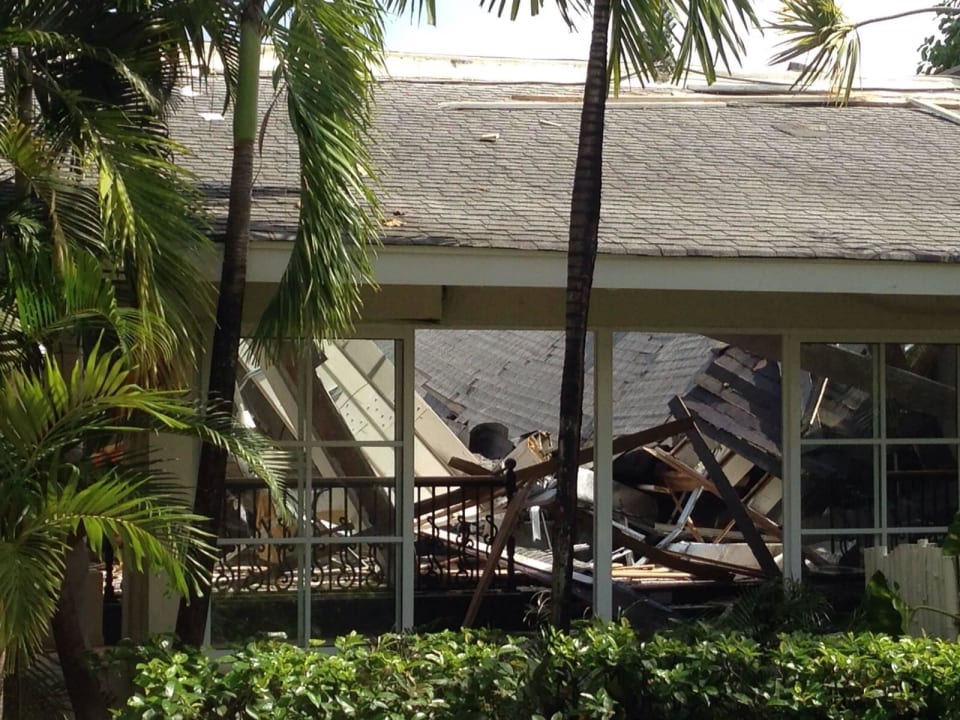 Einsturz Restaurant Dach Bahia Principe Grand El Portillo