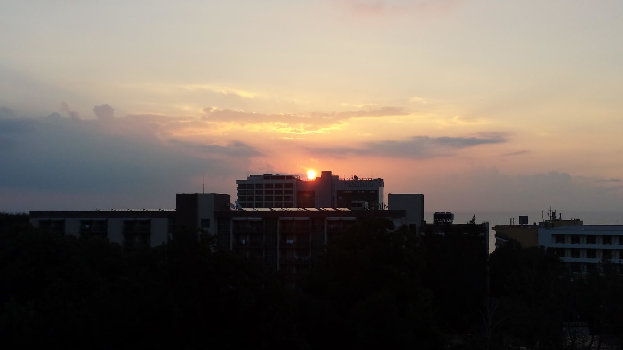 Sonnenaufgang  Hotel Kristal