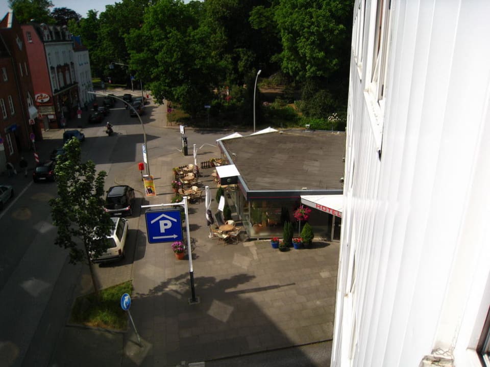 Blick aus dem Fenster Hotel Sachsentor