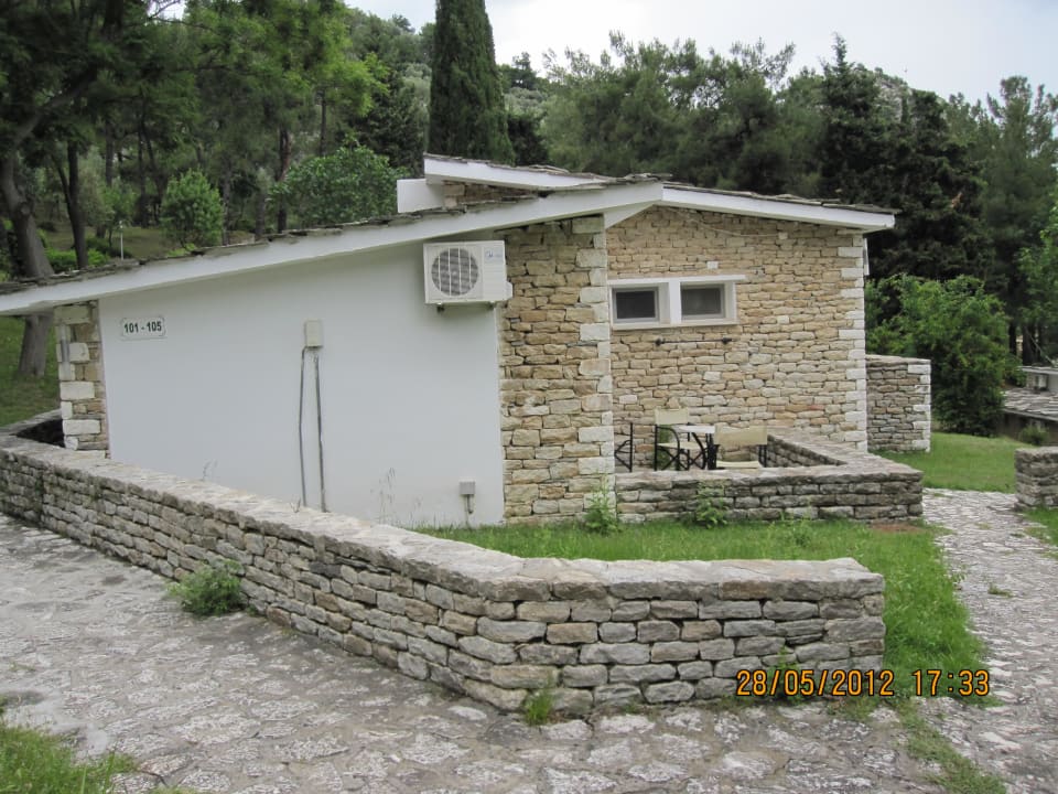 Road to our room Hotel Makryammos Bungalows