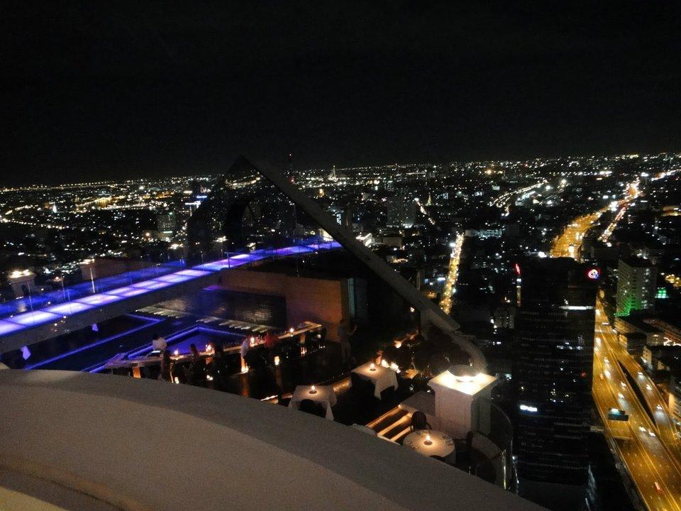 Blick aus der Hangover Suite Tower Club At Lebua