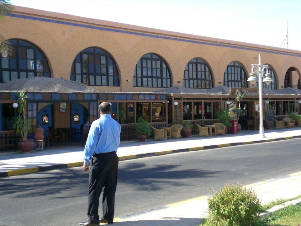 Blick auf die Pizzeria Giftun Azur Resort