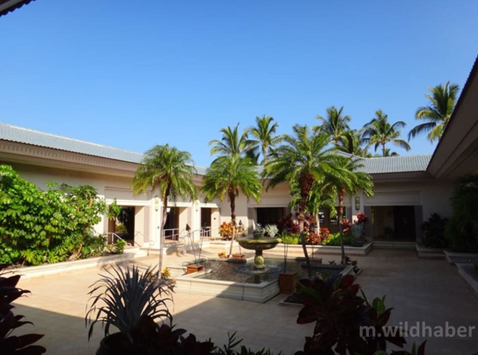 Innenhof bei den Seminarräumen Hotel The Fairmont Orchid Hawaii