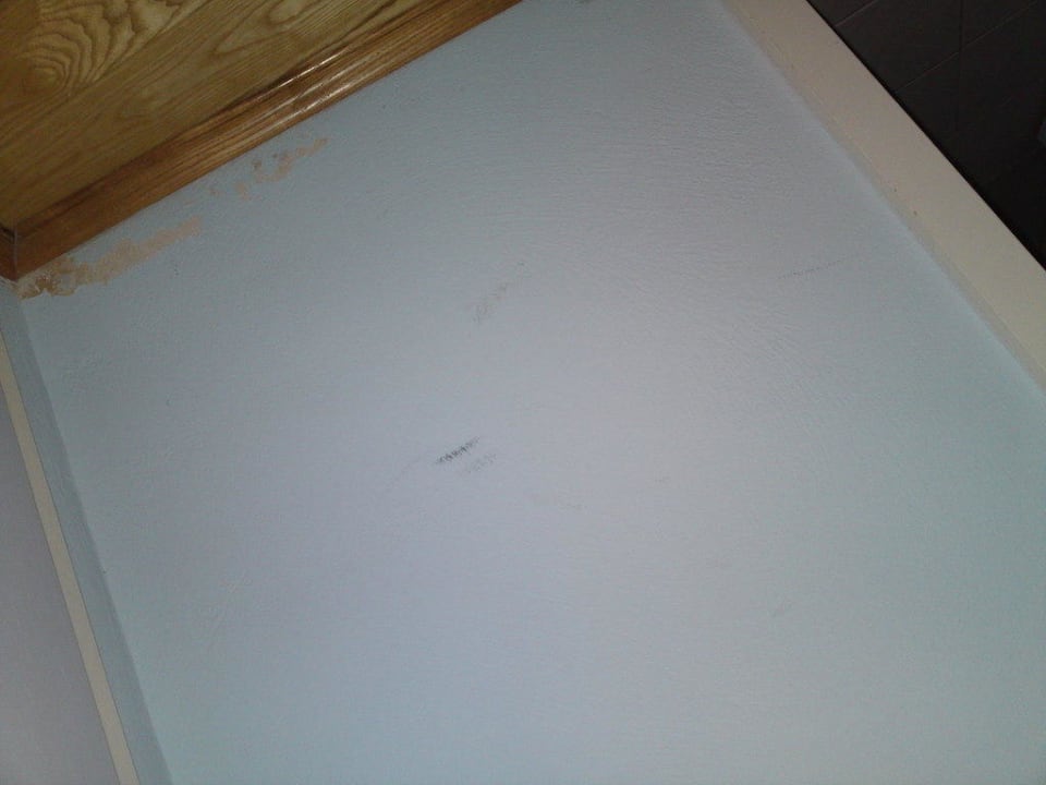 Wandputz im Eingangsbereich Hotel Haus Linden