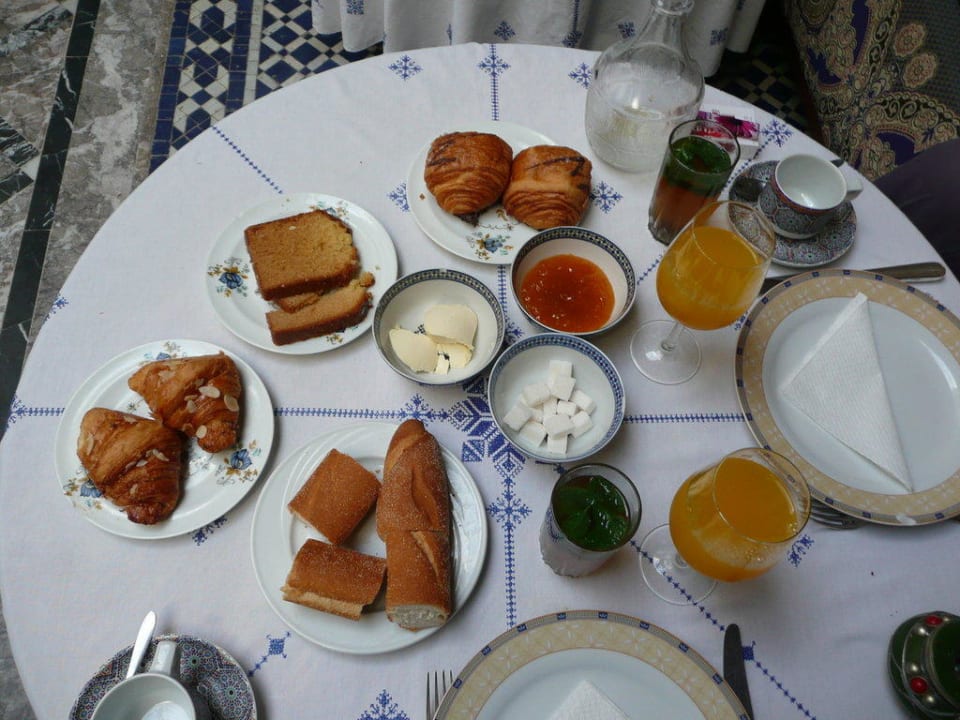 Frühstück Hotel Riad Al Pacha