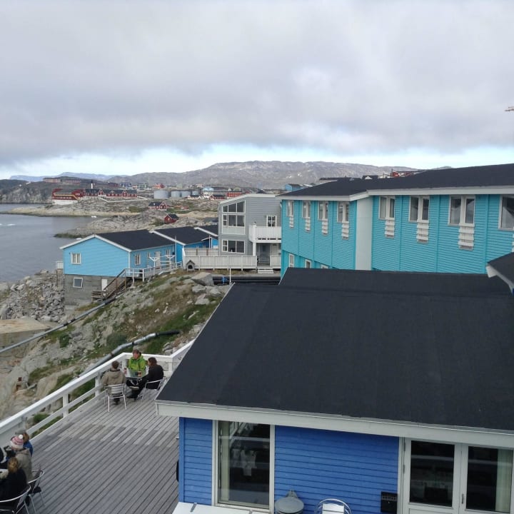 Ausblick aus Zimmer 205 Hotel Icefjord
