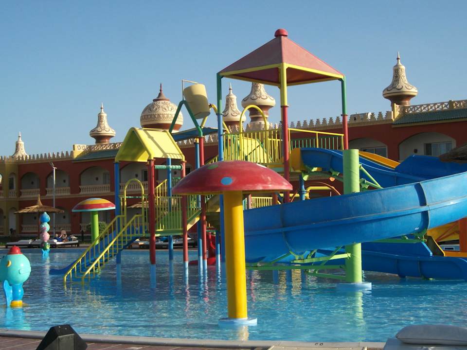 Rutschen im Kinderpool Pickalbatros Alf Leila Wa Leila Resort - Neverland Hurghada