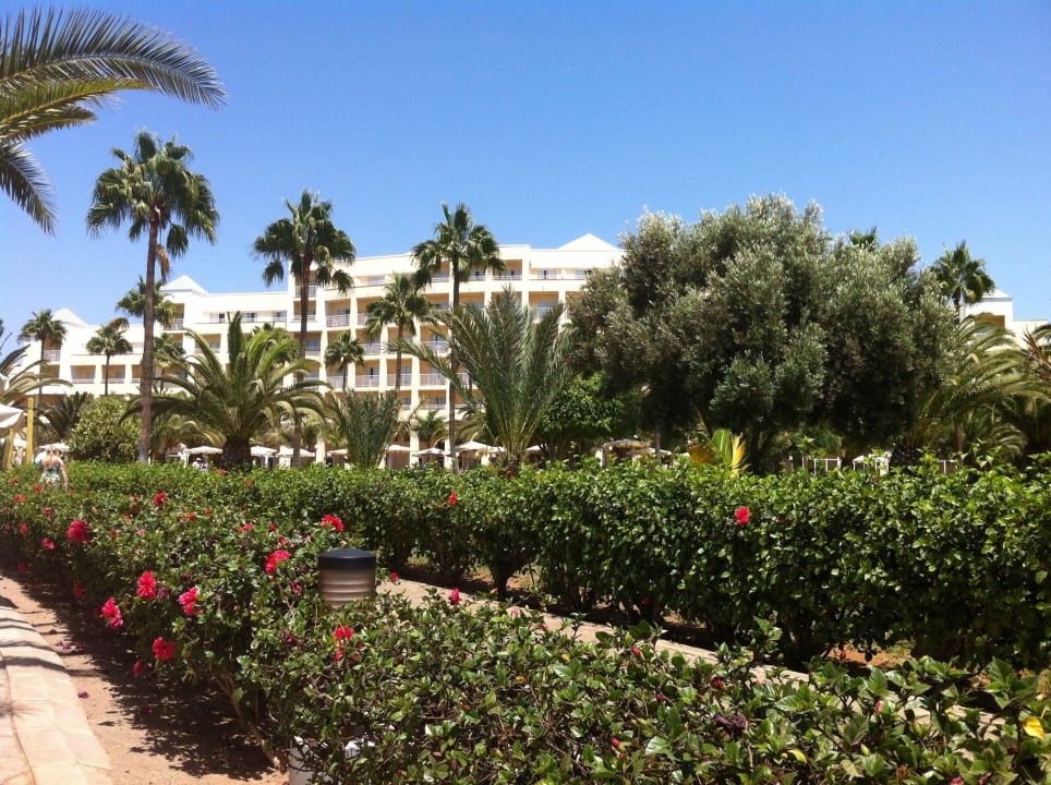 Blick vom Garten auf Hotel Hotel Riu Gran Canaria
