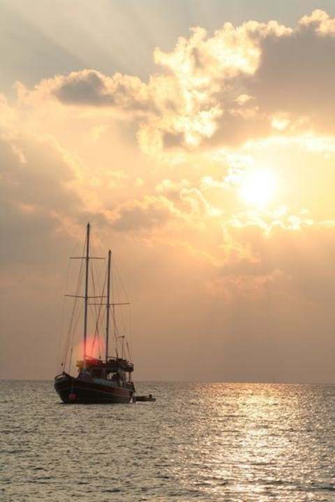 Sonnenuntergang Eri Maldives
